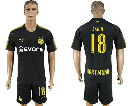 Dortmund #18 Sahin Away Soccer Club Jersey - Click Image to Close